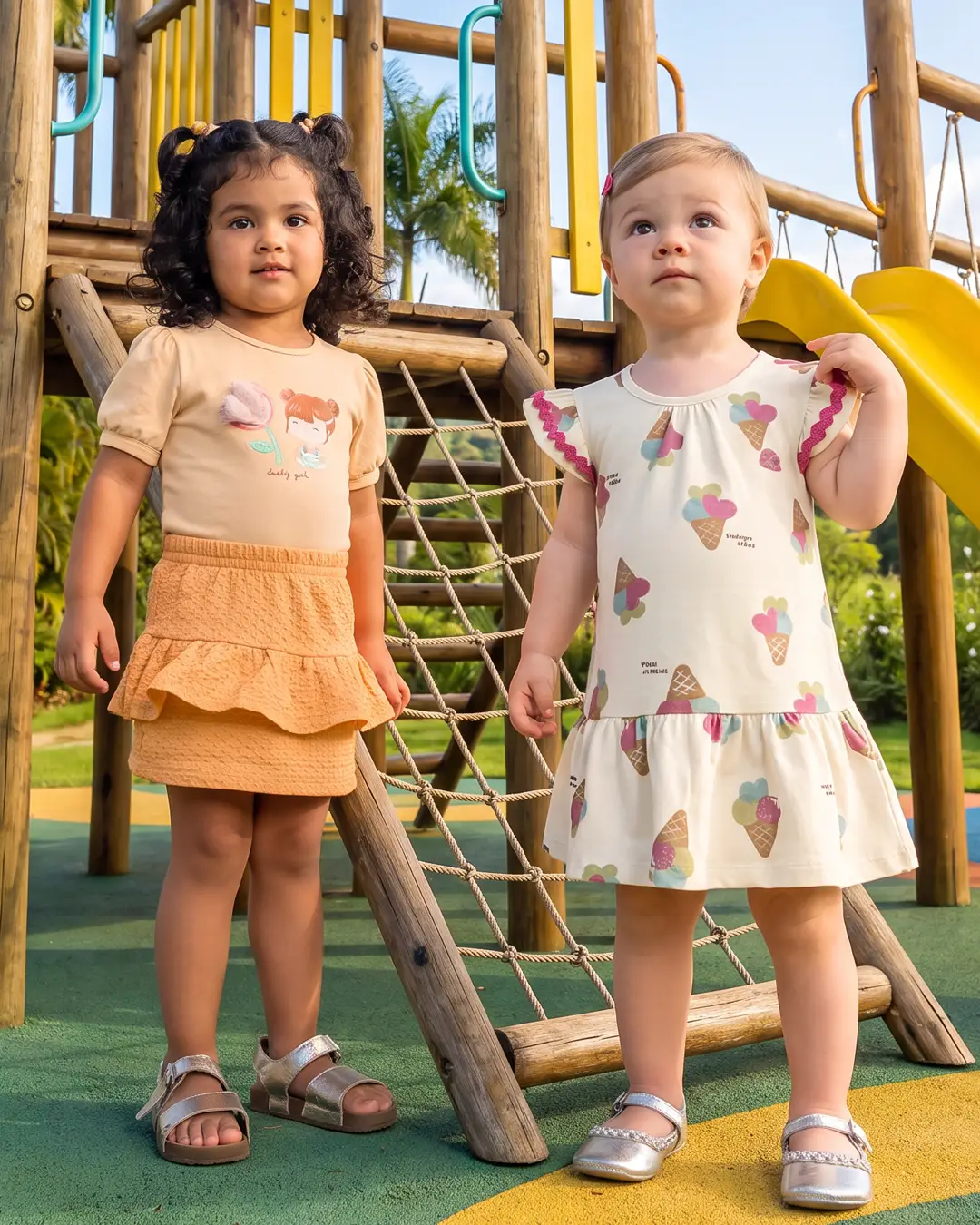 Primeiros Passos Feminino • Conjuntos e Vestidos Verão
